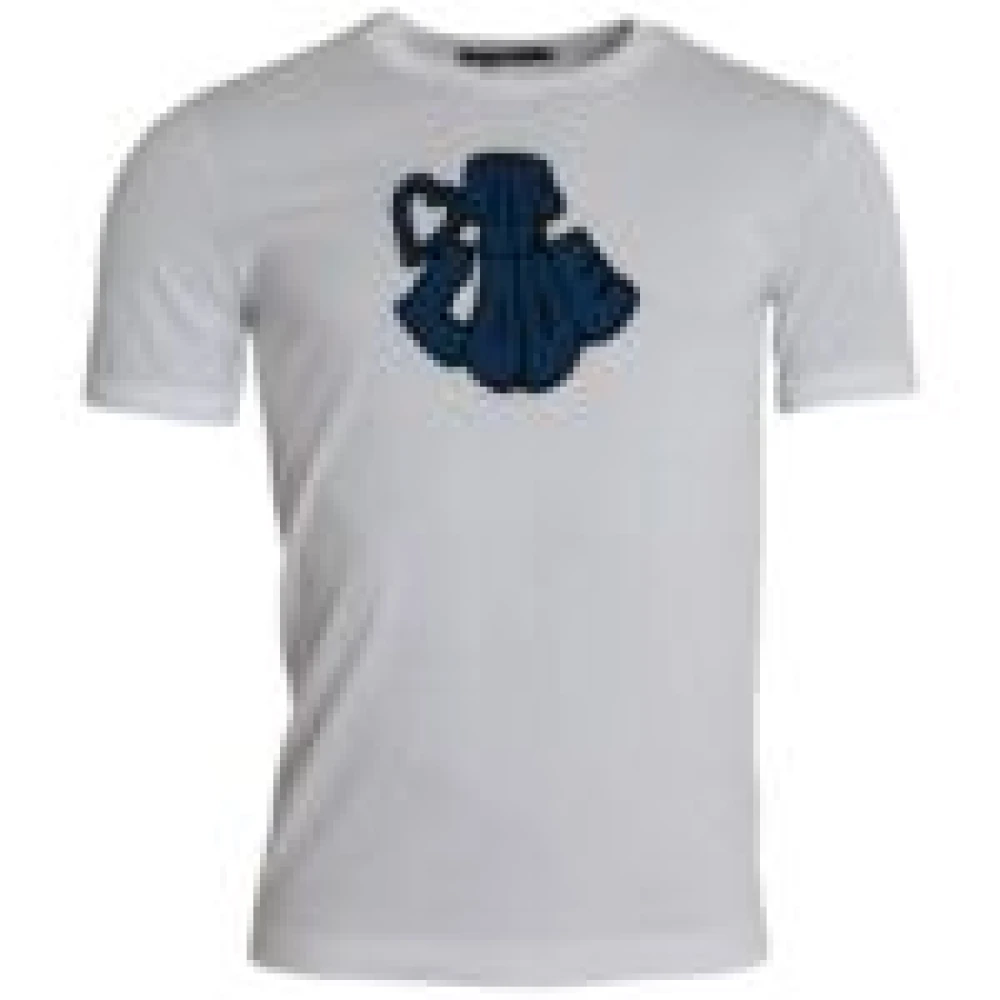Dolce & Gabbana Men's White Love Appliqu Tshirt