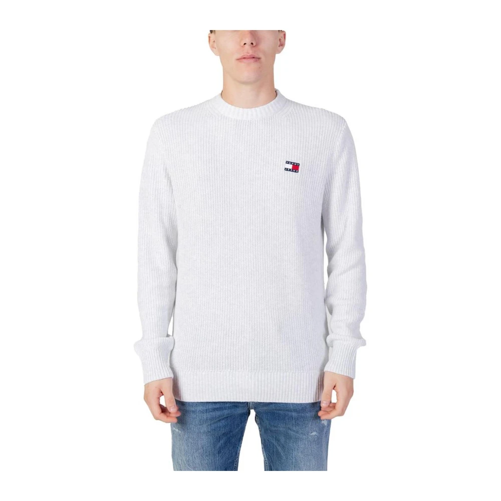 Tommy Jeans Heren Katoenen Trui Herfst Winter Collectie Gray Heren