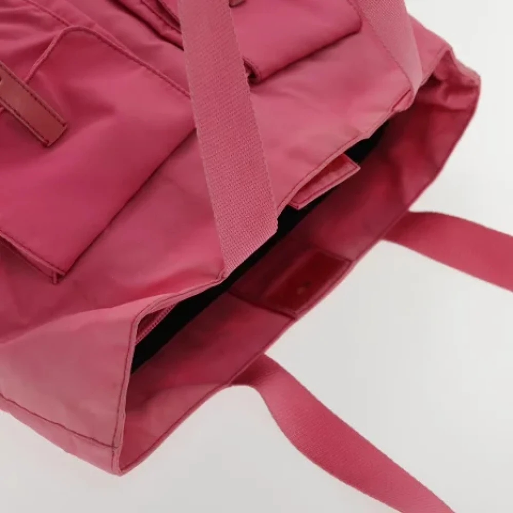 Prada Vintage Pre-owned Nylon totes Pink Dames