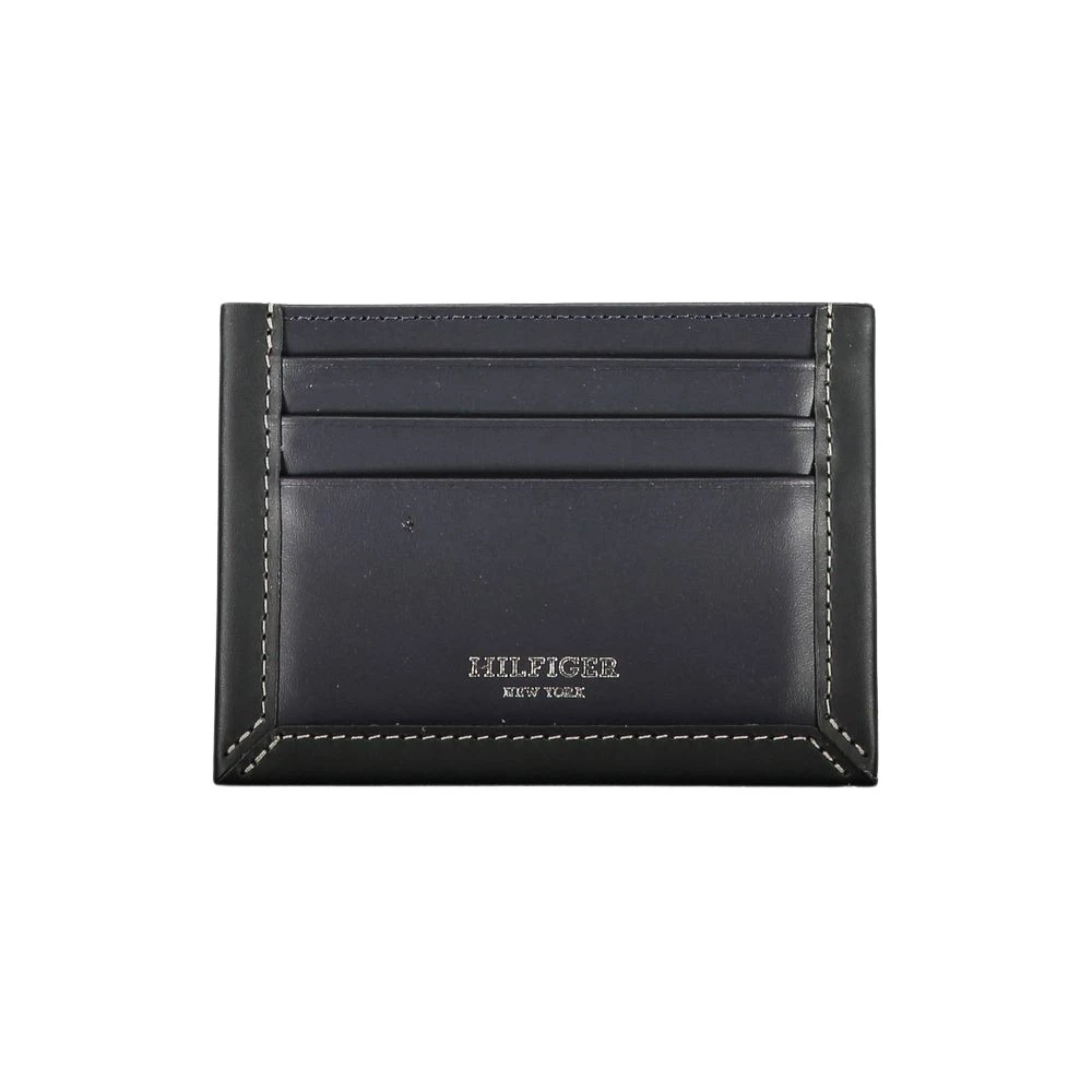 Tommy Hilfiger Blå Läderplånbok