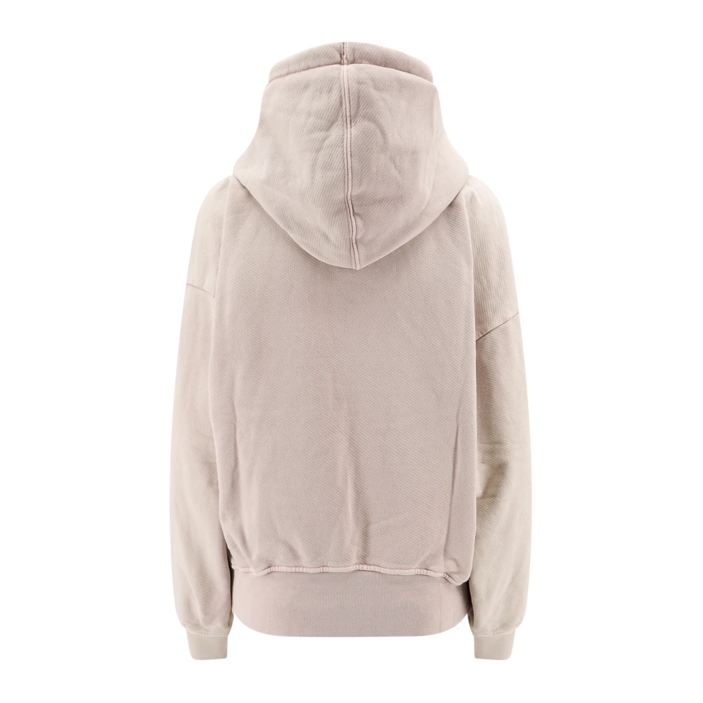 Off White Roze Oversized Hoodie Pink Dames