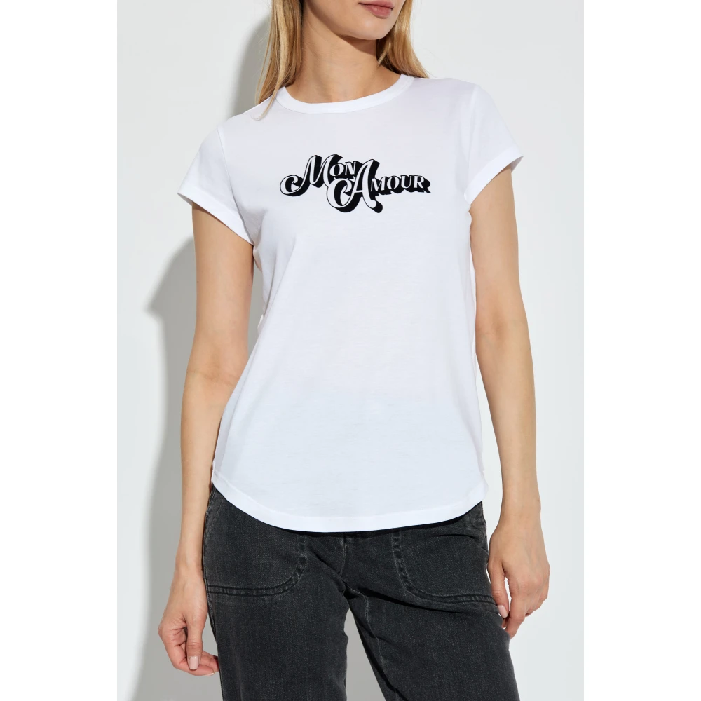 Zadig & Voltaire T-shirt `Woop` White Dames