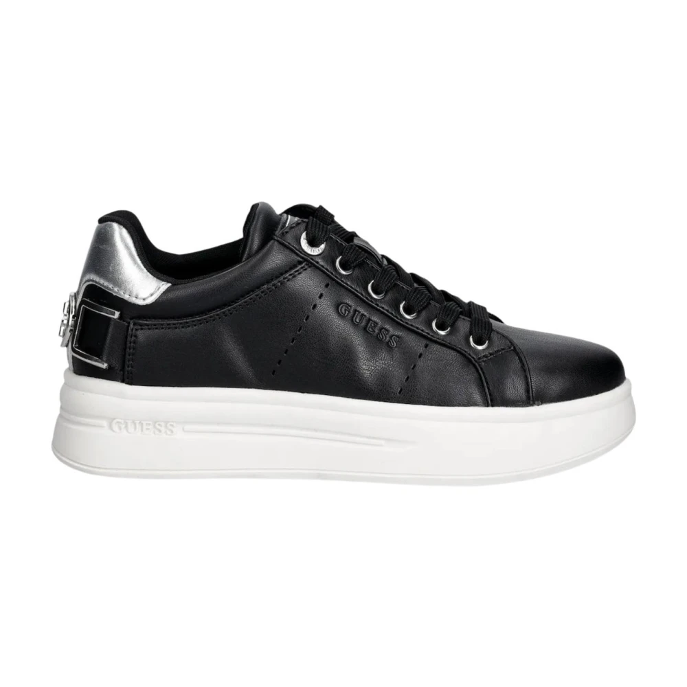 Guess Women's Black Sneakers, 8 Uk, Wesli Trainers