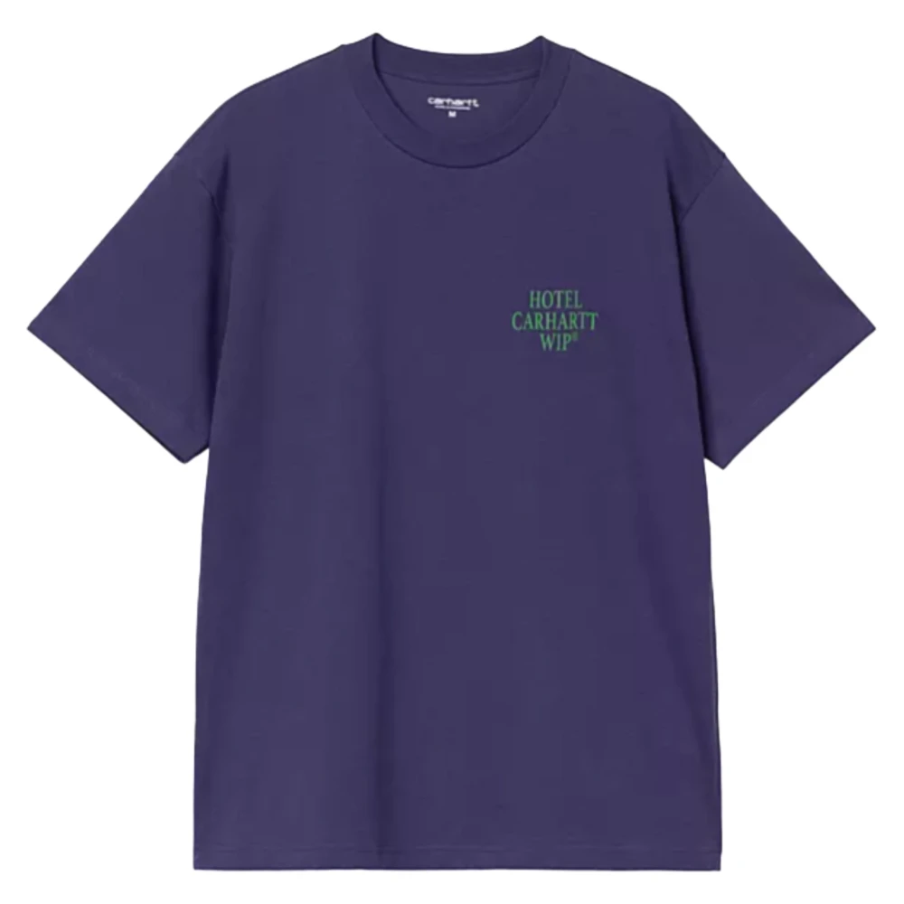 Carhartt WIP Hotel Keys Grafisch T-shirt Groen Blue Heren