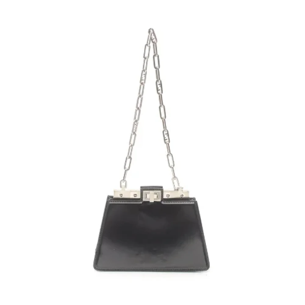 Fendi Vintage Pre-owned Leather handbags Black Dames