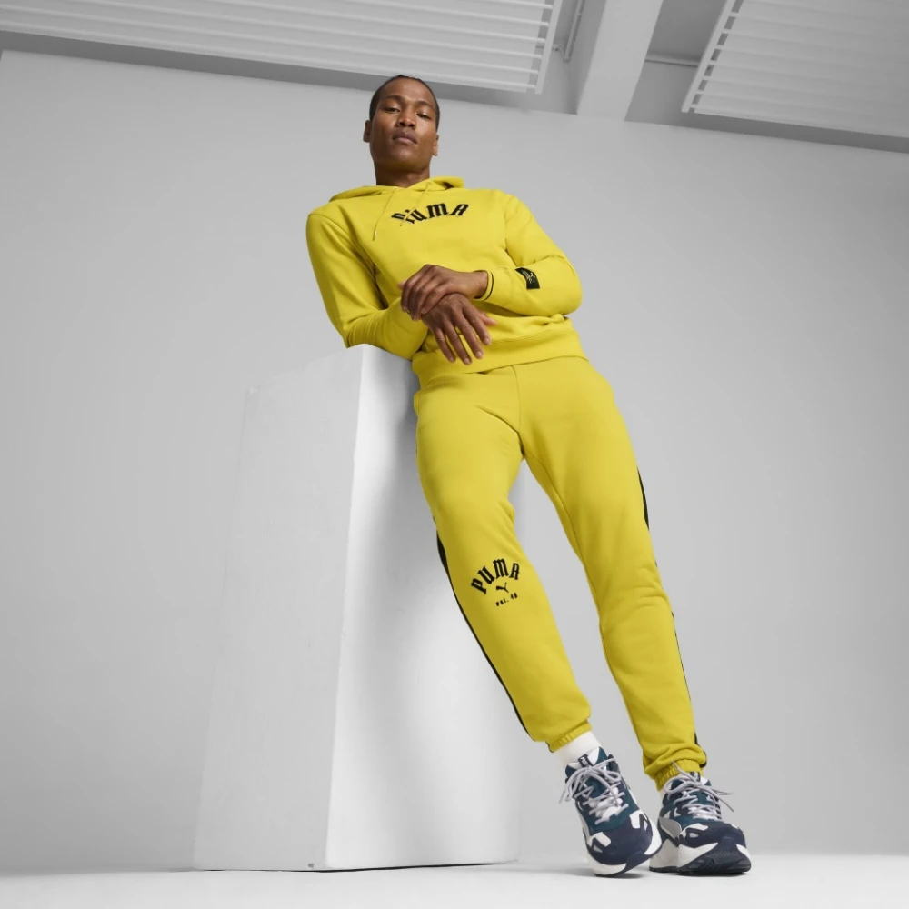 Puma Play Paris Sweatpants Yellow Heren