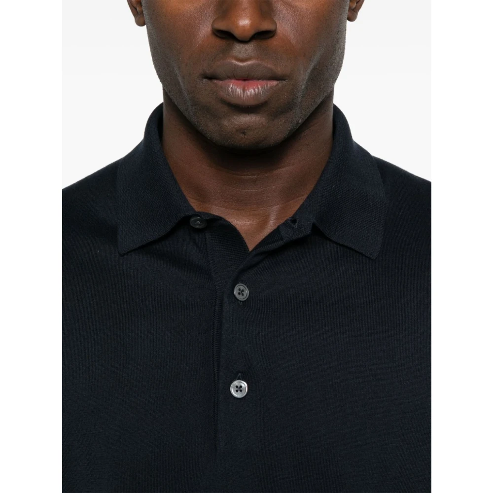 Tom Ford Blauw Poloshirt Casual Stijl Blue Heren