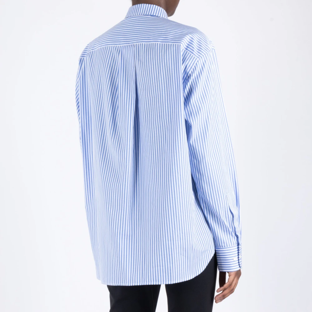 Wardrobe.nyc Oversized Gestreepte Blouse Multicolor Dames