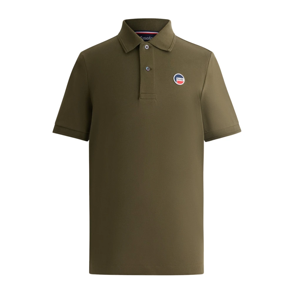 Fusalp Men's Green Polo Shirts, M, Elbin Short-Sleeve Polo Shirt