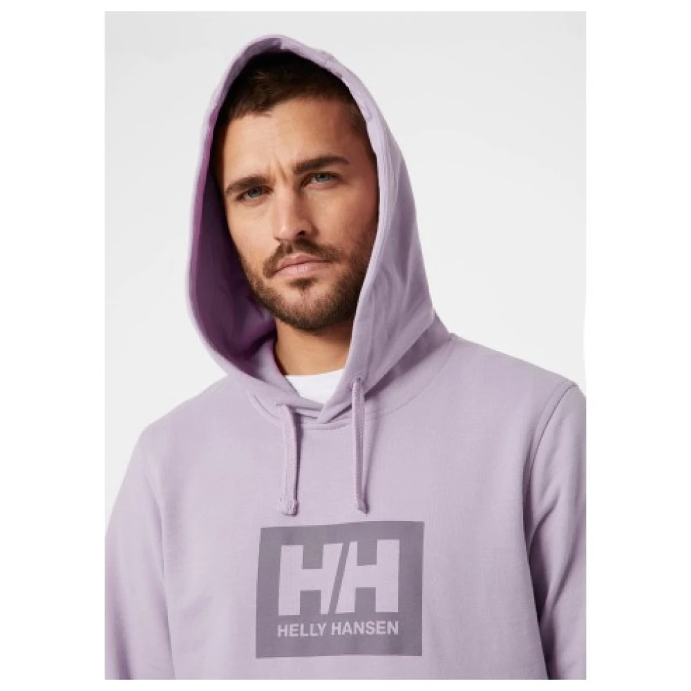 Helly Hansen Heren Katoenen Sweatshirt Purple Heren