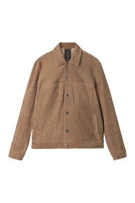 New Läder Jeansjacka