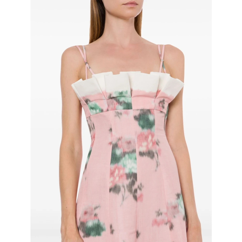 Philosophy di Lorenzo Serafini Multicolor Linnen Blend Jurk Multicolor Dames