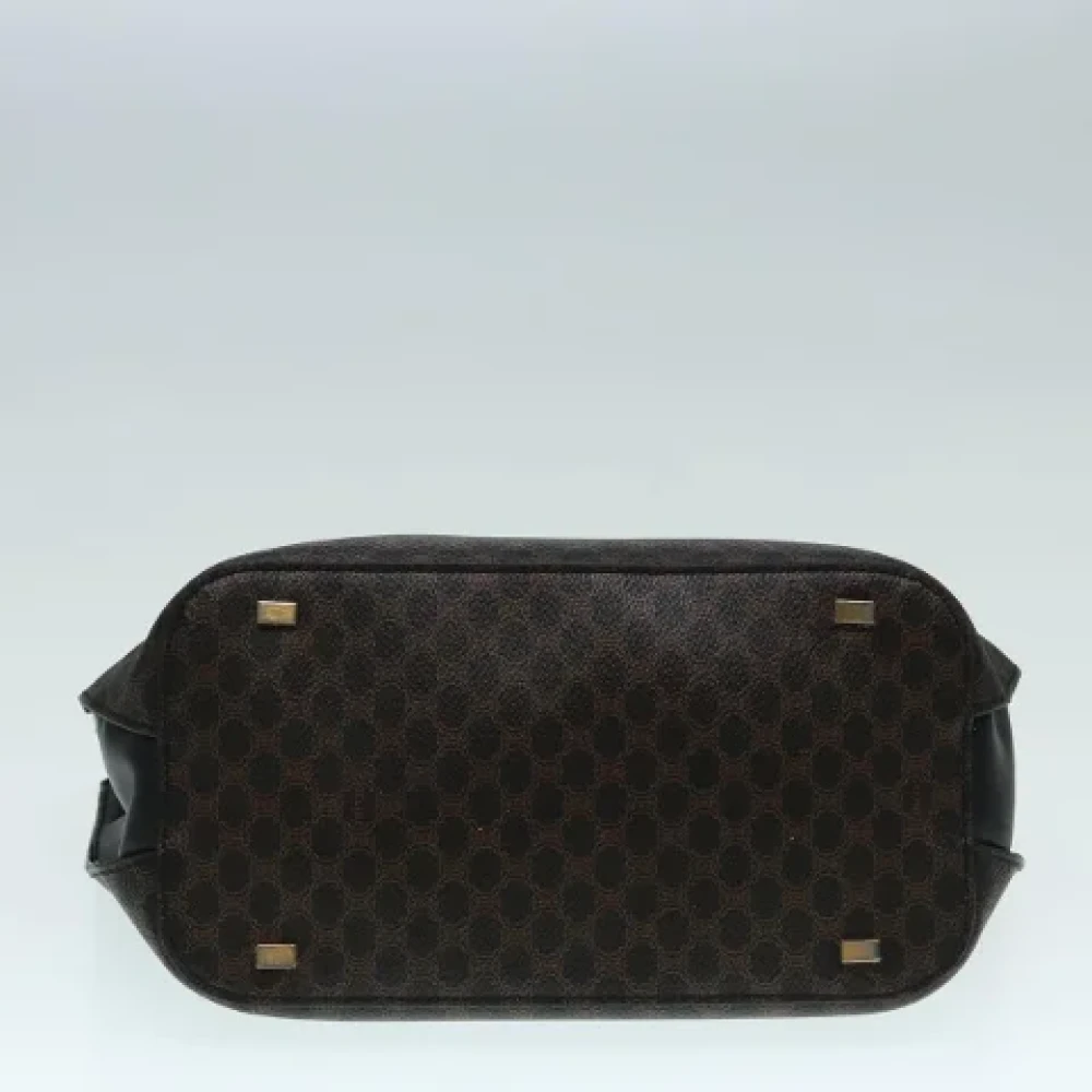 Celine Vintage Pre-owned Canvas handbags Black Dames
