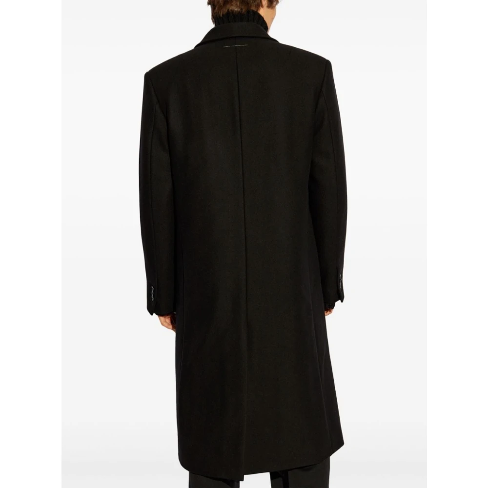 MM6 Maison Margiela Zwarte Jassen voor Vrouwen Black Heren