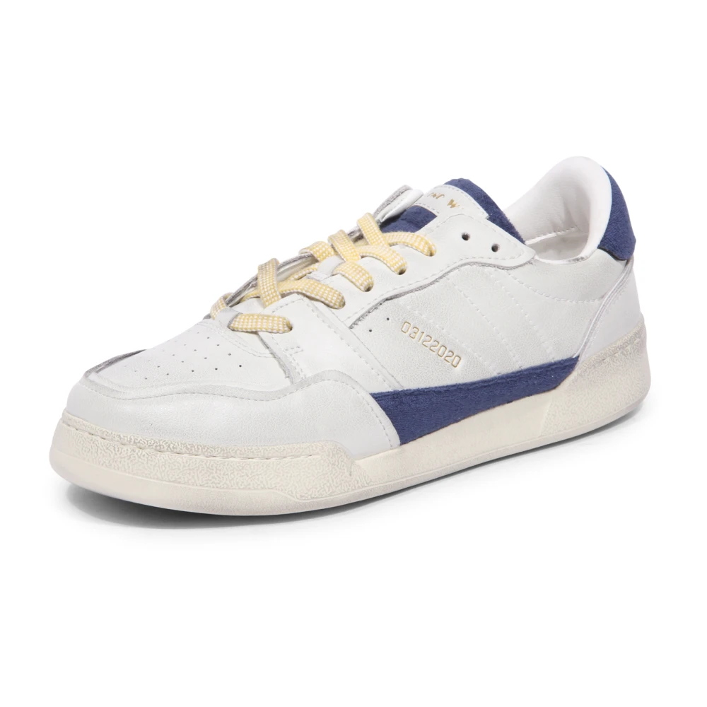 Monoway Sponge Vintage Effect Schoenen Heren Schoenen Wit
