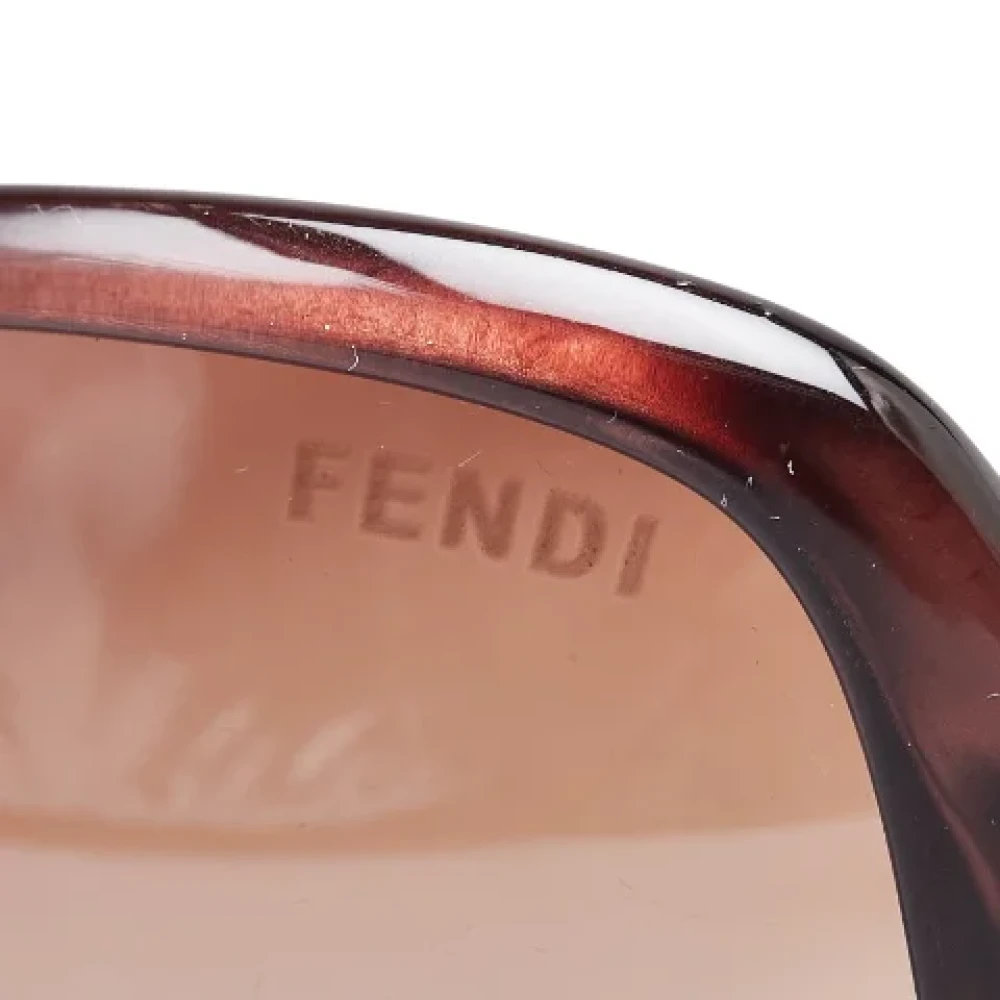 Fendi Vintage Pre-owned Glass sunglasses Purple Dames