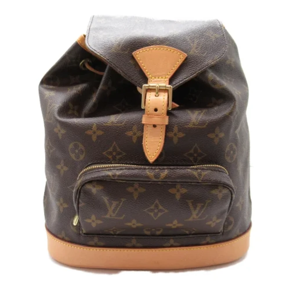 Louis Vuitton Vintage Pre-owned Canvas backpacks Brown Dames