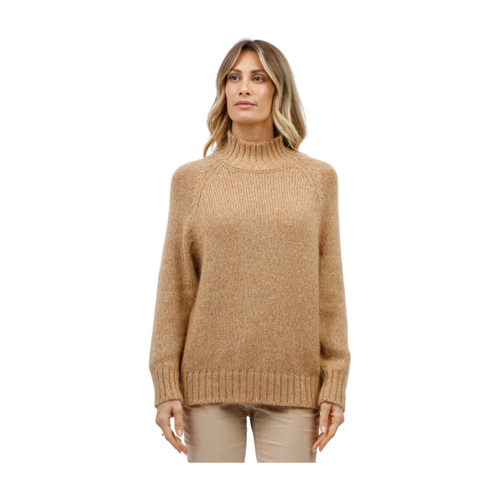 Gran Sasso Lurex Coltrui Beige Dames