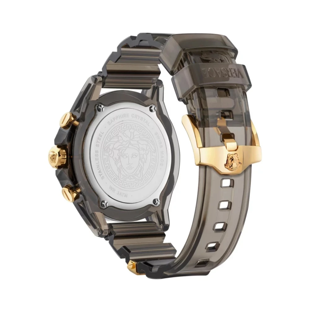 Versace VE8P01125 New Icon Active Chrono black gold Men's Women's Unisex Watch - Image 2