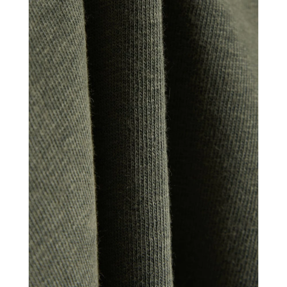 Stone Island Klassieke Zip Hoodie met Gewassen Look Green Heren