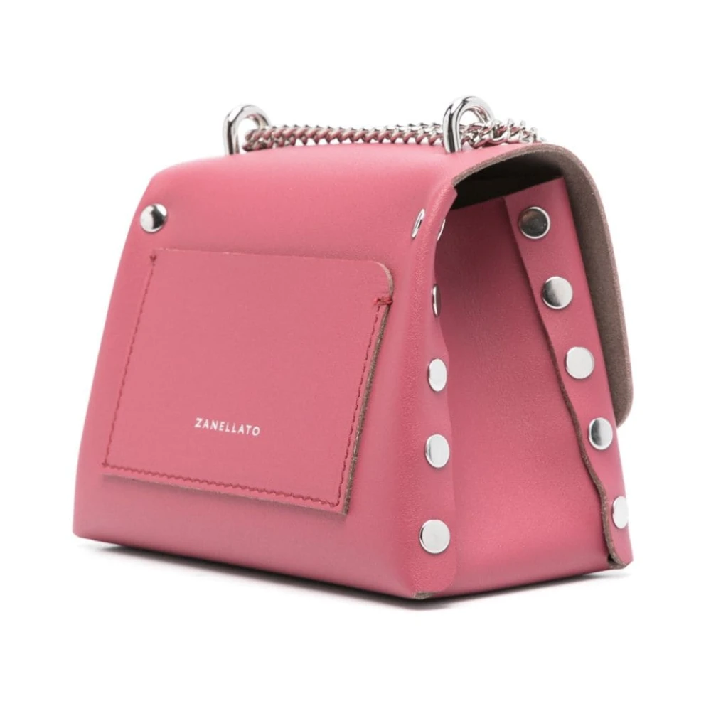 Zanellato Roze Postina Leren Tas Pink Dames