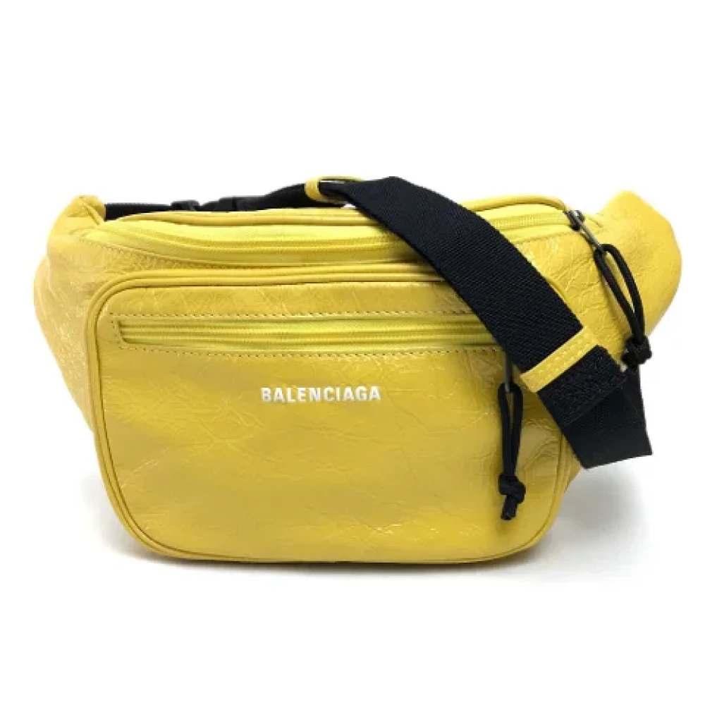Balenciaga Vintage Pre-owned Leather balenciaga-bags Yellow Dames
