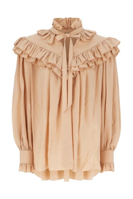 Oversized Ruffled Blouse