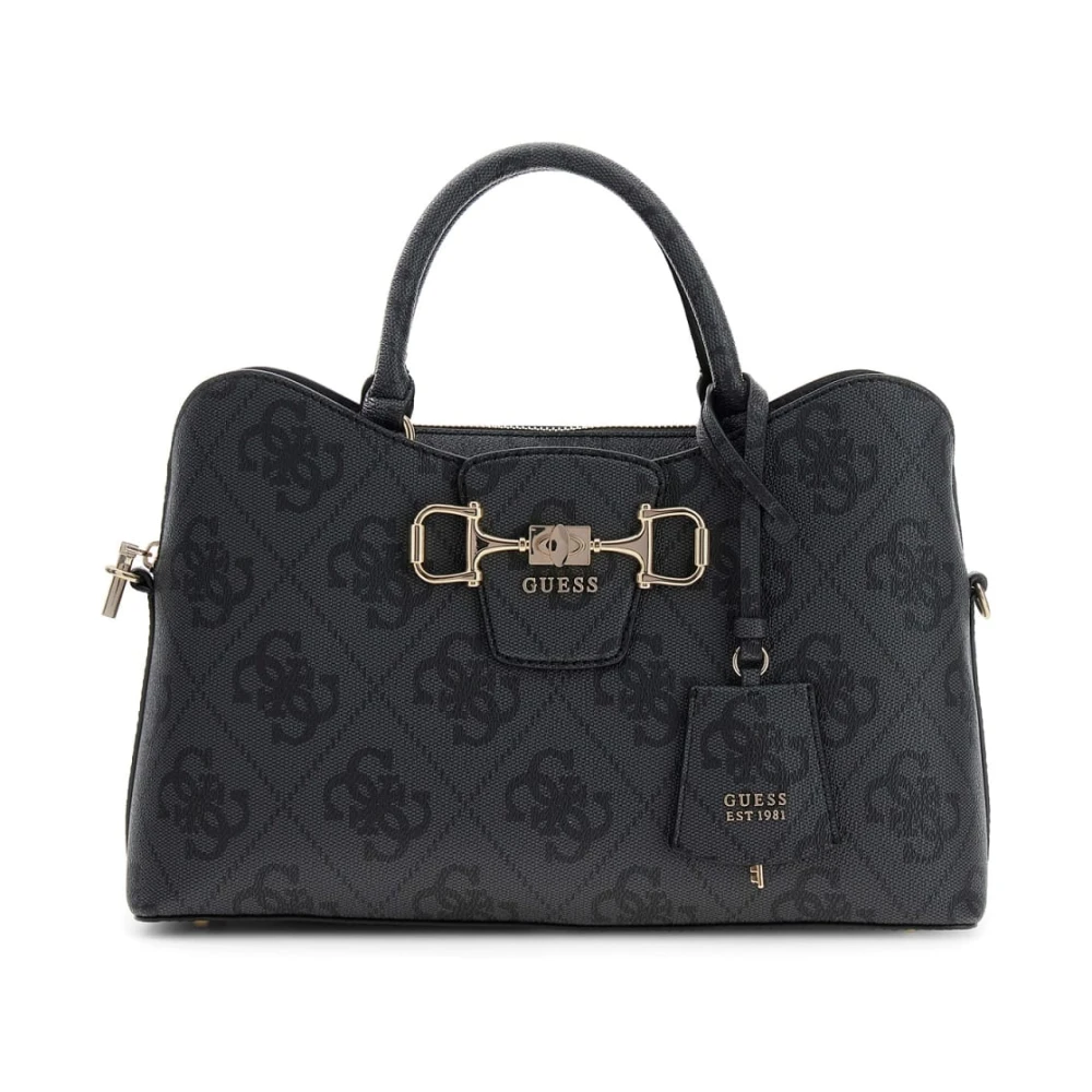 Guess Black Karnilla Logo Bucket - Female - Handbags - One Size - Bags