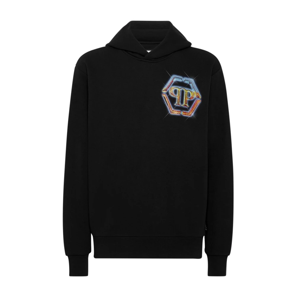 Philipp Plein Zwarte Sweatshirt voor Mannen Black Heren