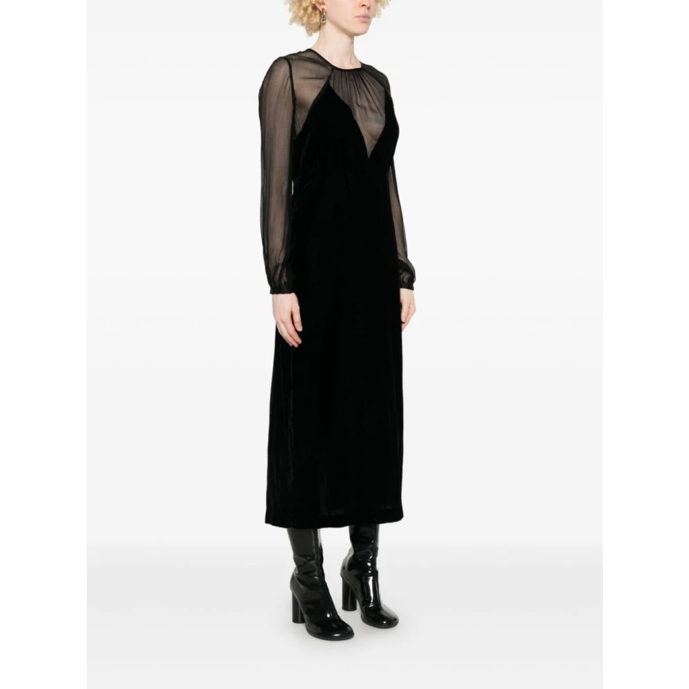 Twinset Zwarte Elegante Jurk voor Vrouwen Black Dames