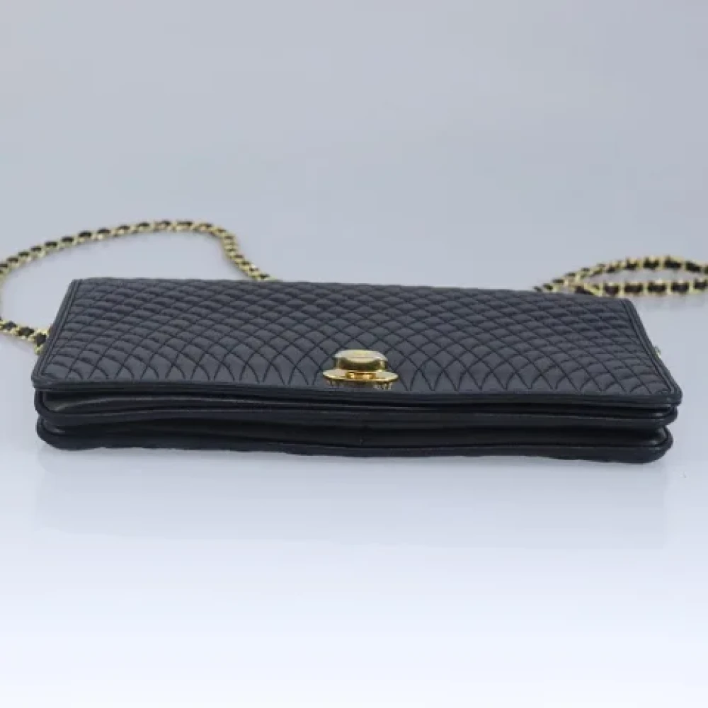 Bally Pre-owned Leather shoulder-bags Blue Dames