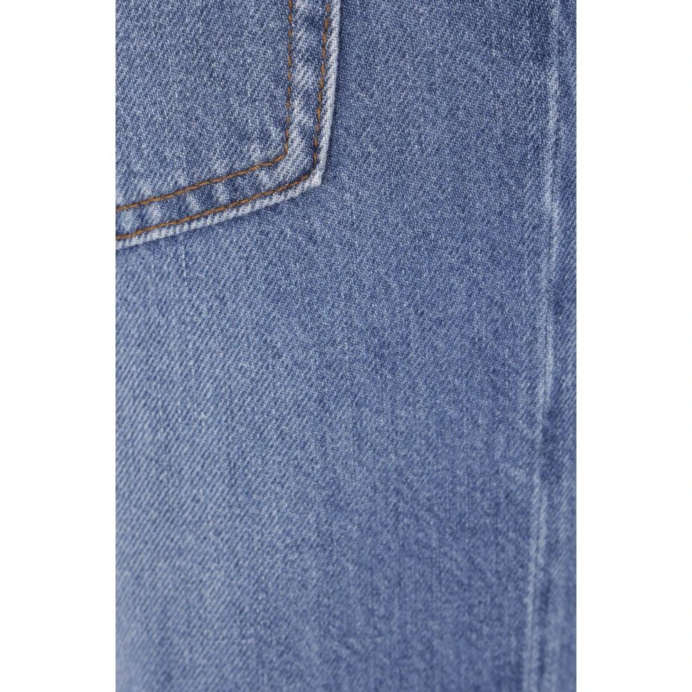 Ermenegildo Zegna Straight Leg Denim Jeans Blue Heren