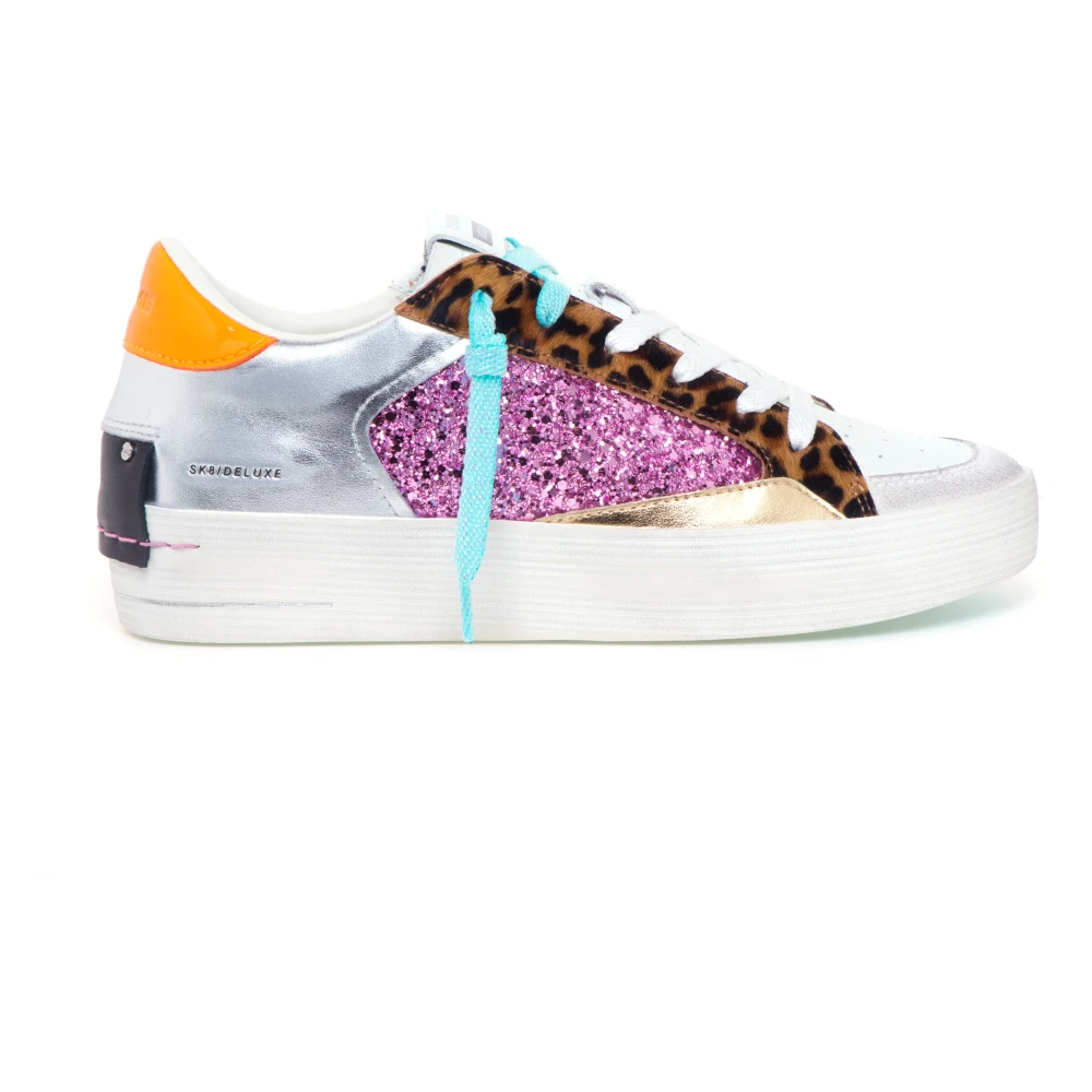 Crime London Multicolor Sneakers, Female, 7 Uk, Sk8 Deluxe Sneaker