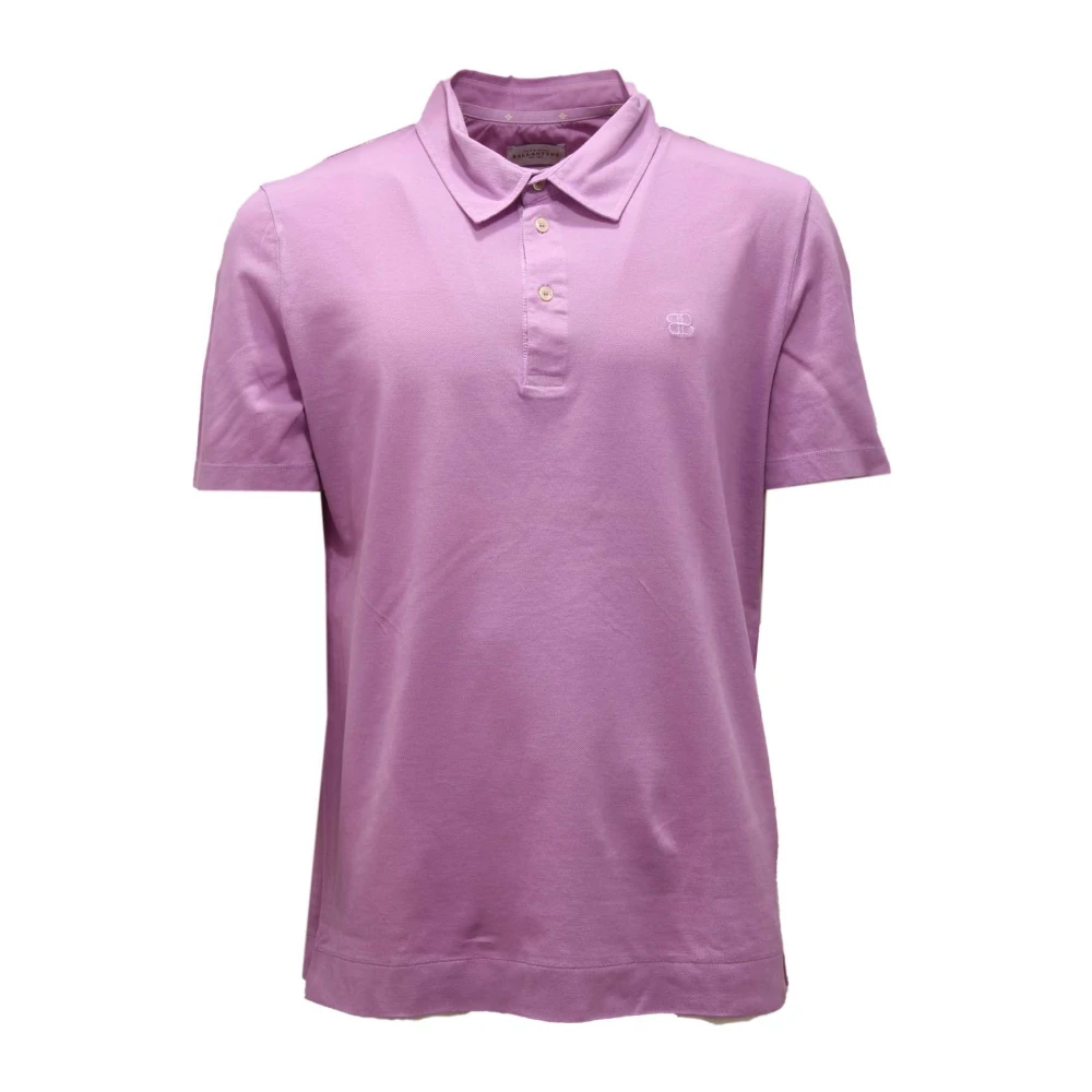 Ballantyne Mannelijk Purper Tops Heren, Paars, L, Katoen, Umw 133 Uctk 3 Poloshirt