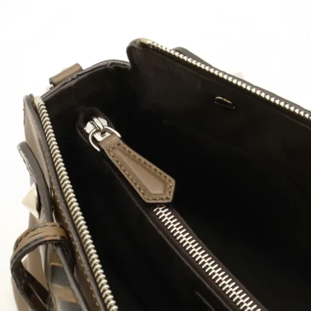 Fendi Vintage Pre-owned Leather fendi-bags Brown Dames
