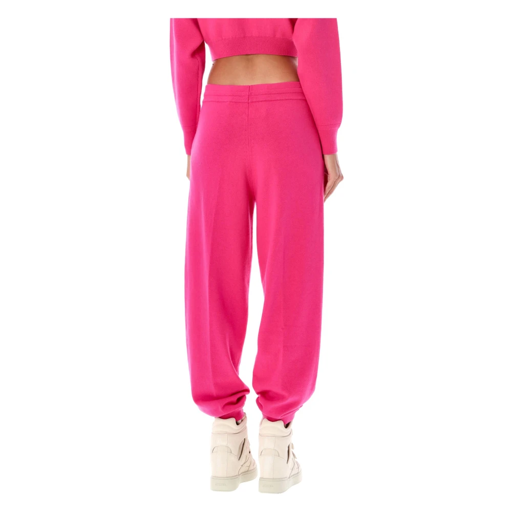 Isabel Marant Étoile Orchid Kira Jogging Broek Aw24 Pink Dames