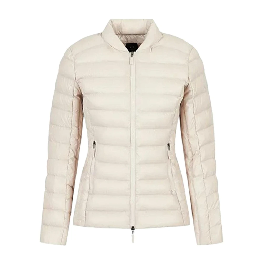 Armani Exchange Women's White Giubbotto - Winter Jackets - Xl - Jackets