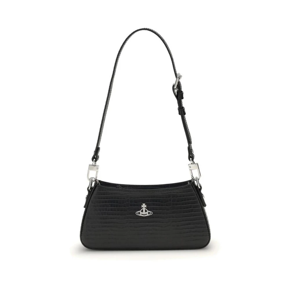 Vivienne Westwood Women's Black Tasha Leather Shoulder Bag