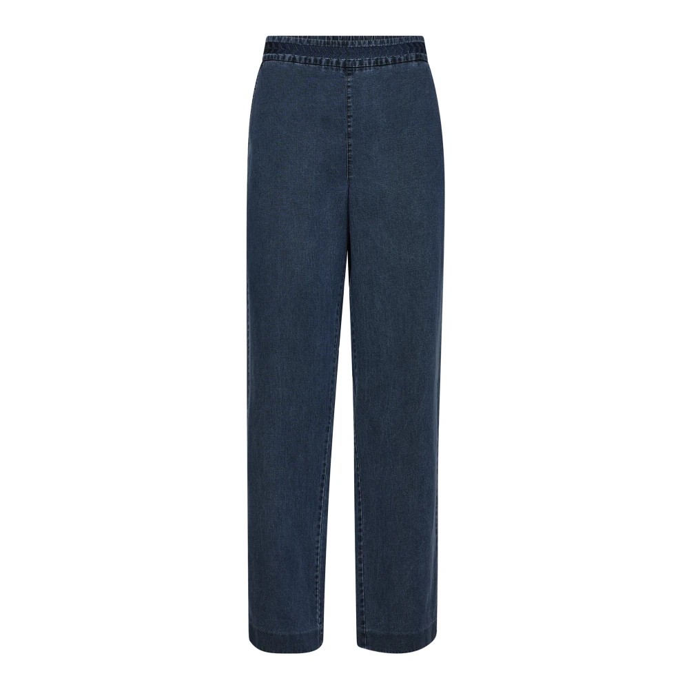 MOS MOSH Betoverende geborduurde denim broek Blue Dames