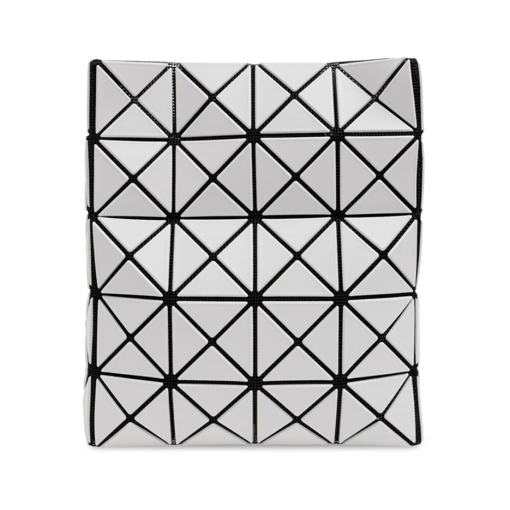 Issey Miyake Grijze Schoudertas met Magnetische Sluiting White Dames