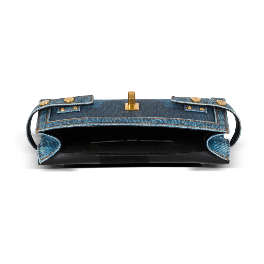 Balmain B-Buzz Pouch 23 Blue Dames
