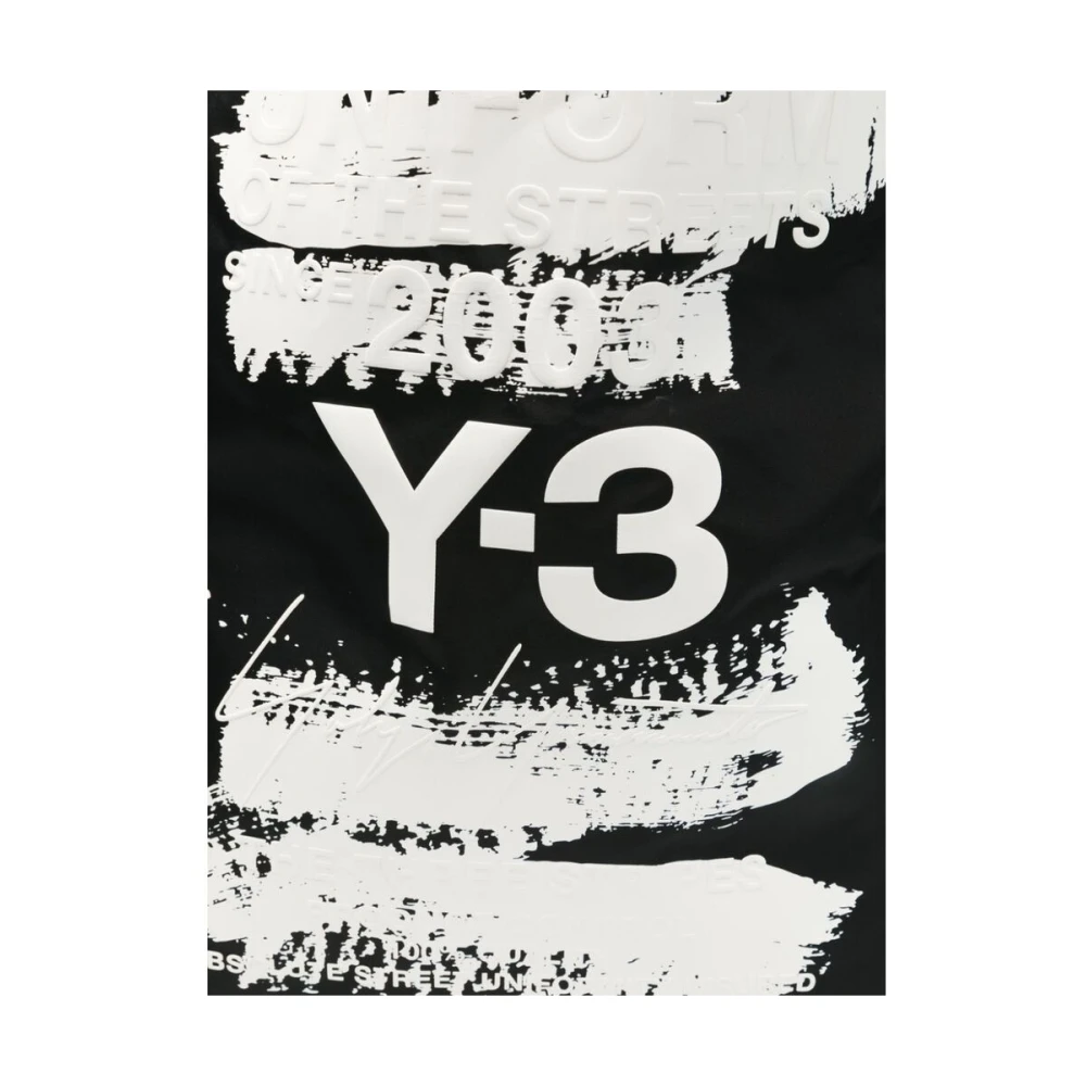 Y-3 Zwarte Schoudertas Magnetische Sluiting Black Dames