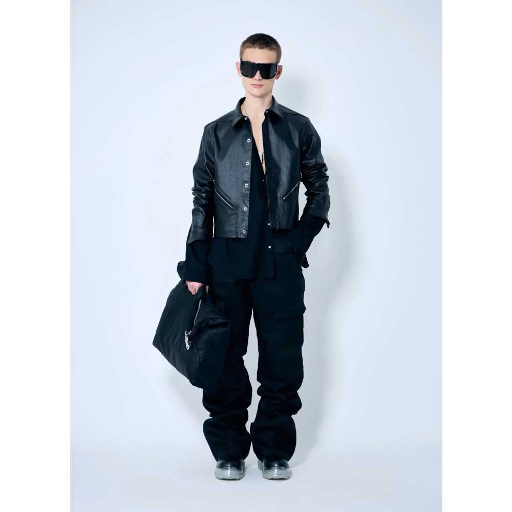 Rick Owens Panel Construction Jacket Black Heren