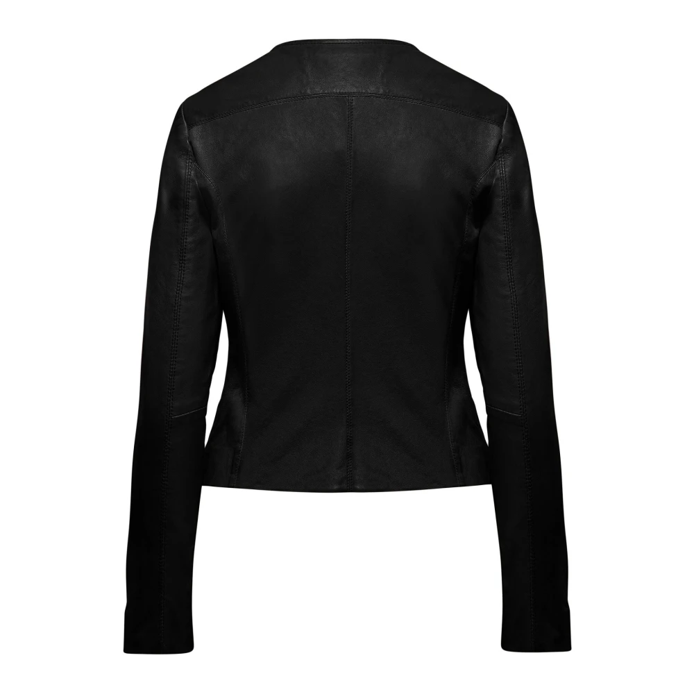 BomBoogie Leren jas Black Dames