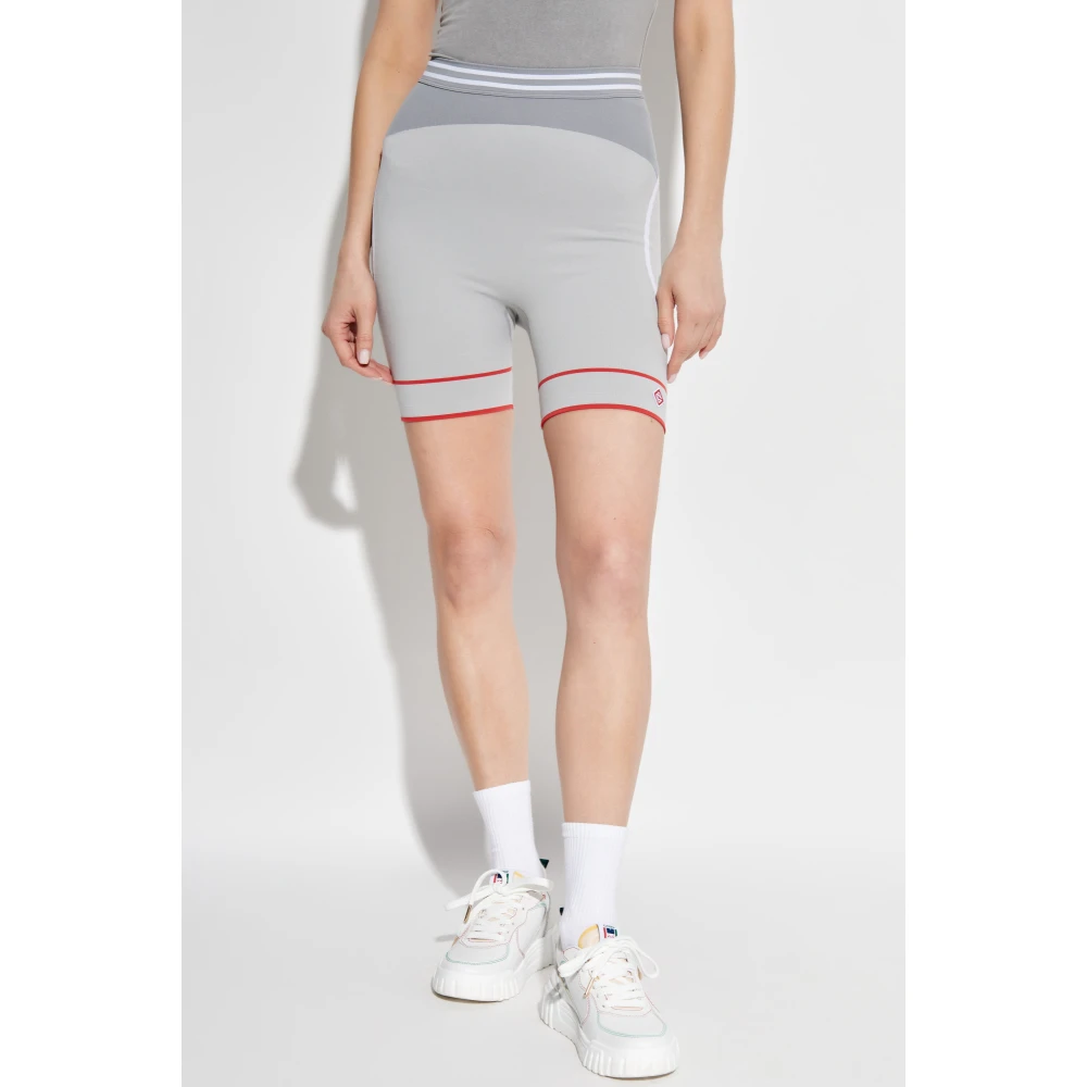 Casablanca Korte legging met logopatch Gray Dames