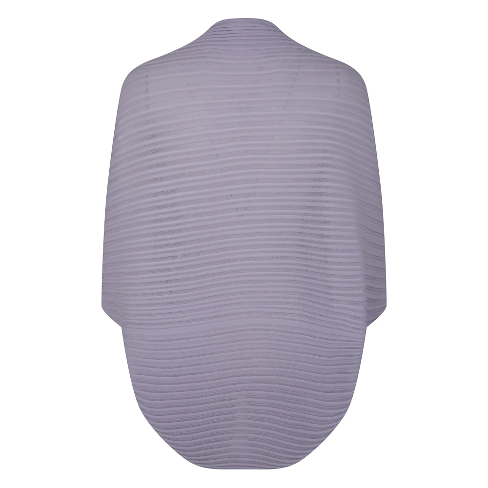 Issey Miyake Stream Gebreid Vest Purple Dames
