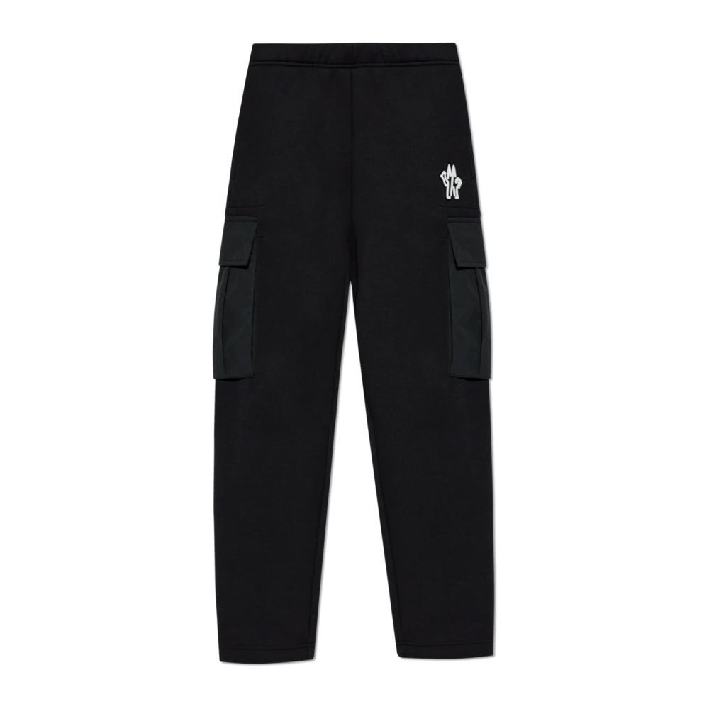 Moncler vrachtstijl sweatpants Black Heren