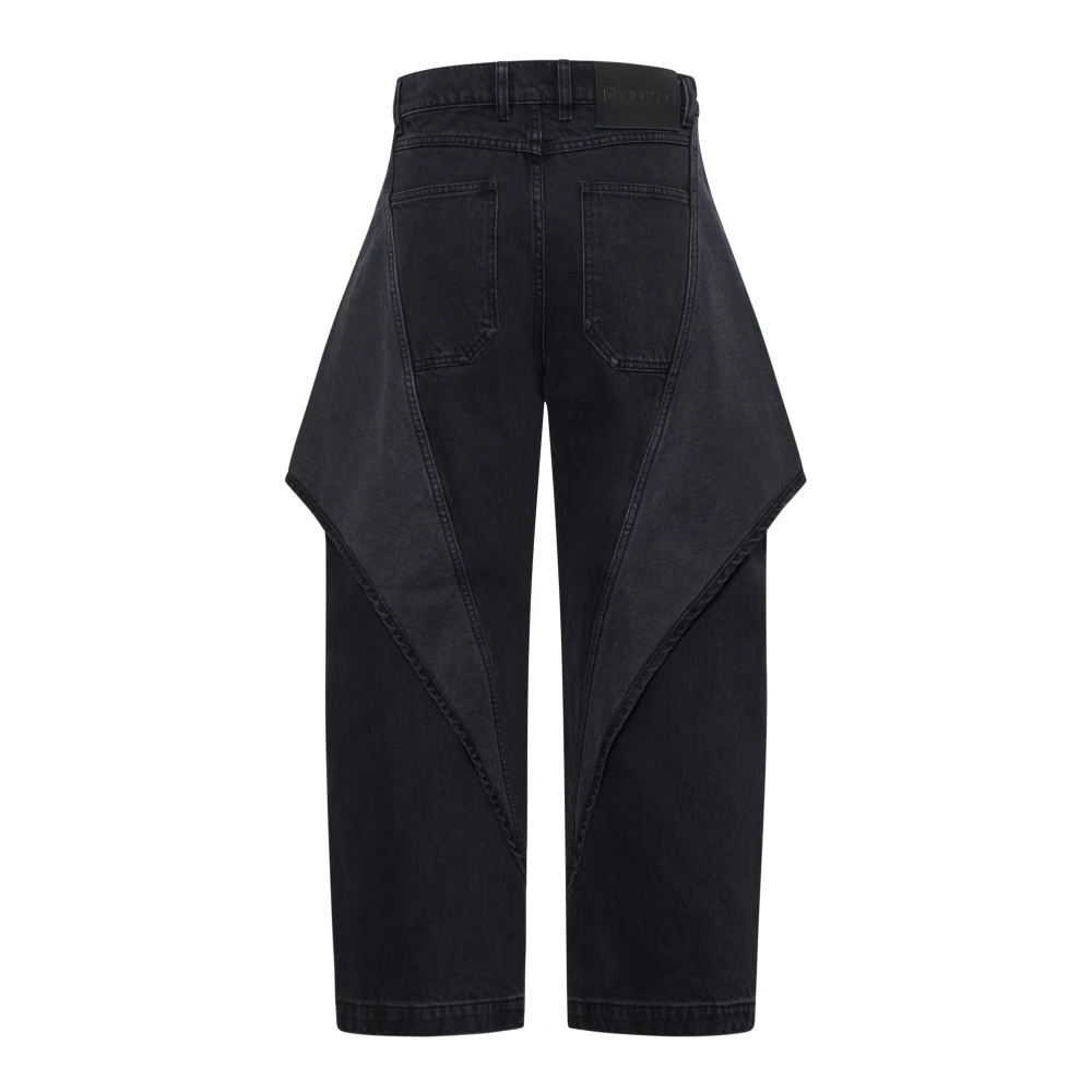 JW Anderson Grijze Denim Jeans Gray Dames