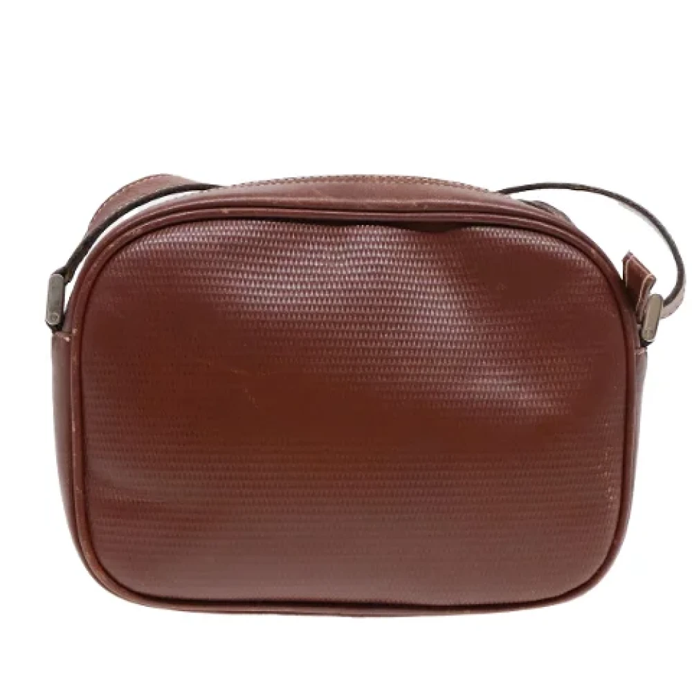 Gucci Vintage Pre-owned Leather gucci-bags Brown Dames
