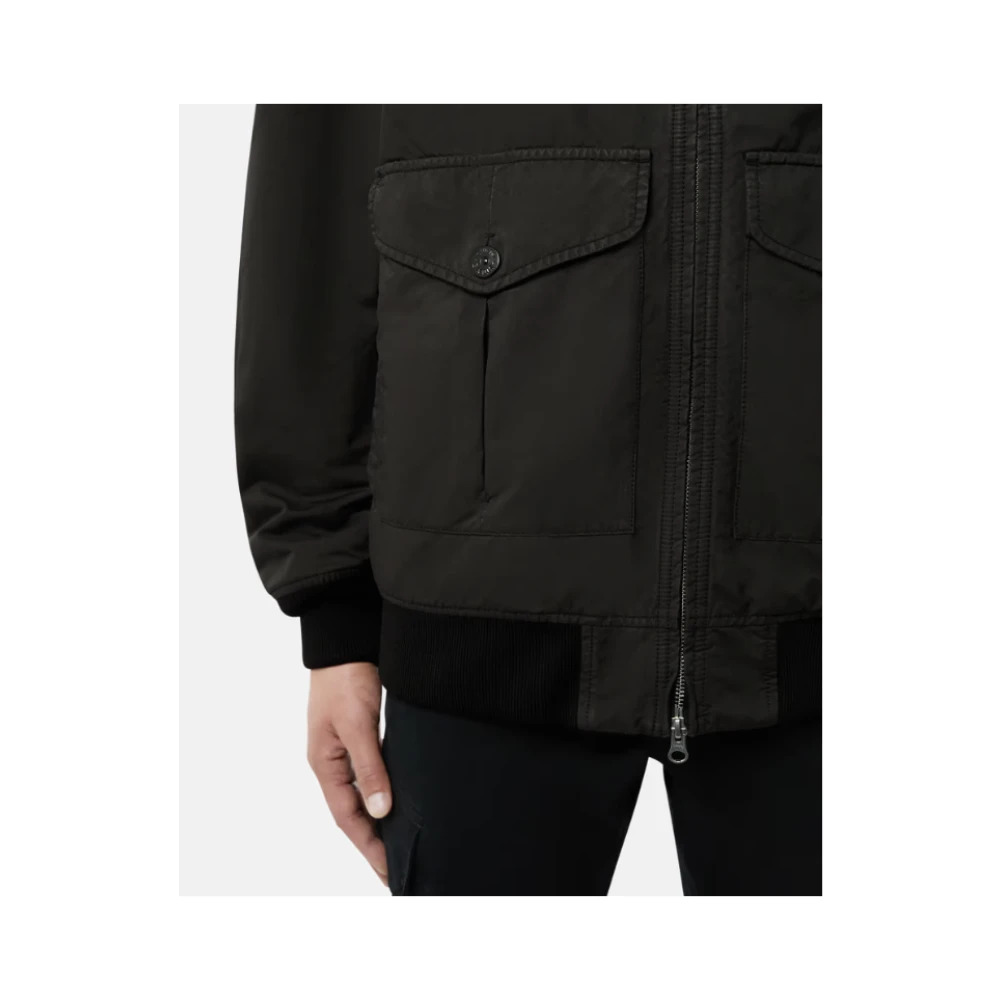 Stone Island David-TC Bomberjack Lood Grijs Black Heren